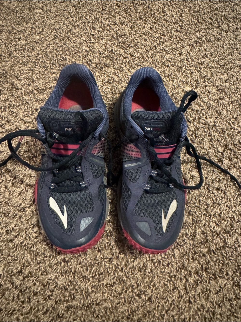Brooks Women’s Navy and Pink Trail Running Shoes